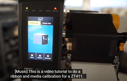 Zebra ZTXX manual calibration